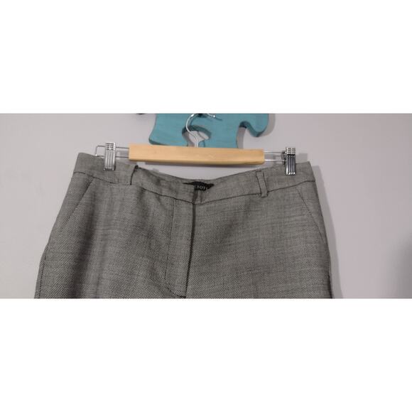 Talbots Heritage Wool blend trouser pants size 8 gray black - Picture 3 of 11